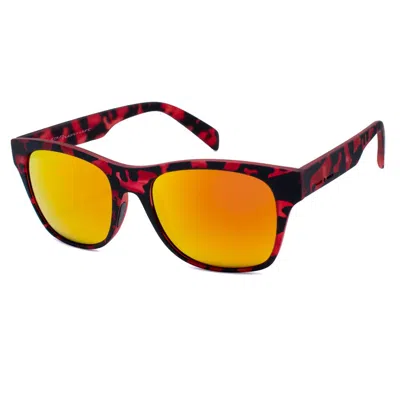 Italia Independent Acetate Sunglasses In Red