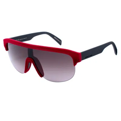 Italia Independent Acetate Sunglasses In Red