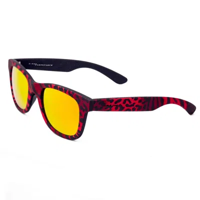 Italia Independent Acetate Sunglasses In Red
