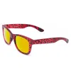 Italia Independent Acetate Sunglasses In Red
