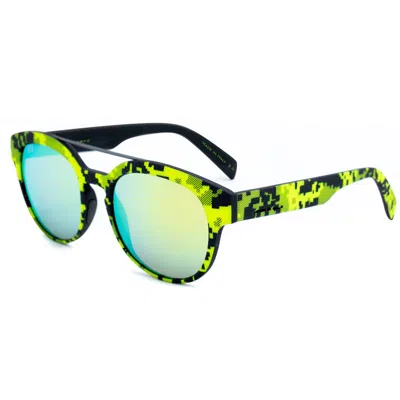 Italia Independent Acetate Sunglasses In Yellow