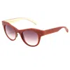 Italia Independent Brown Acetate Sunglasses In Brown