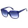 Italia Independent Purple Acetate Sunglasses In Blue