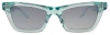 Italia Independent Audacia Sunglasses In Transparent Aqua