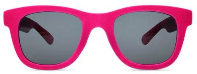 Italia Independent Azzurro Velvet Sunglasses In Fluoro Pink