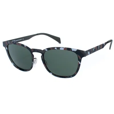 Italia Independent Bicolor Metal Sunglasses In Black