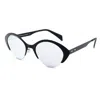 Italia Independent Black Metal Sunglasses In Black