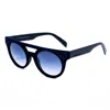 Italia Independent Blue Acetate Sunglasses In Black