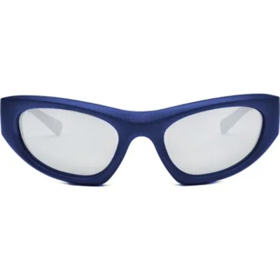 Italia Independent Brave Sunglasses In Blue