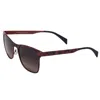 Italia Independent Brown Metal Sunglasses In Black