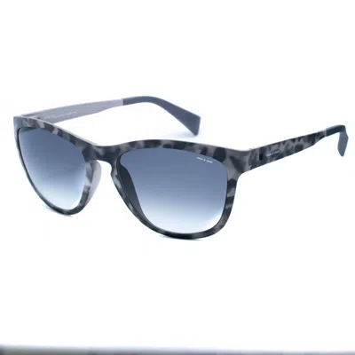 Italia Independent Gray Acetate Sunglasses In Blue