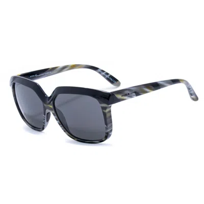 Italia Independent Gray Acetate Sunglasses In Blue