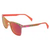 Italia Independent Green Metal Sunglasses In Multi
