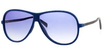 Italia Independent Ii 0030v 028.000 Men's Sunglasses Blue Size 60