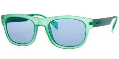 Italia Independent Ii 0080 036.000 Men's Sunglasses Blue Size 51 In Green
