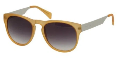 Italia Independent Ii 0081 052.000 Men's Sunglasses Orange Size 54 In Burgundy