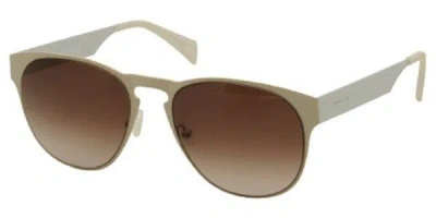 Italia Independent Ii 0082 005.000 Men's Sunglasses White Size 55 In Gray