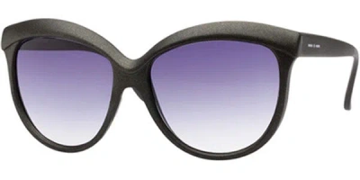 Italia Independent Ii 0092tt 009.000 Women's Sunglasses Purple Size 58 In Black