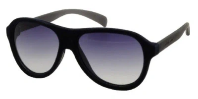 Italia Independent Ii 0094v 021.000 Women's Sunglasses Blue Size 56 In Black