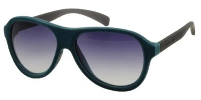 Italia Independent Ii 0094v 026.000 Women's Sunglasses Blue Size 56 In Green