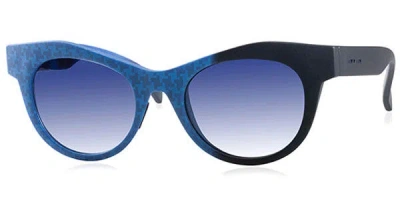 Italia Independent Ii 0096tpdp 022.021 Women's Sunglasses Blue Size 51