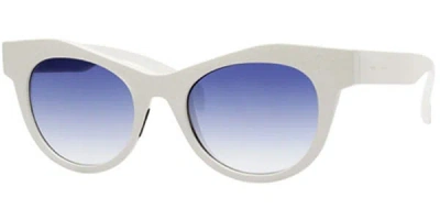 Italia Independent Ii 0096tt 001.000 Men's Sunglasses White Size 51 In Blue