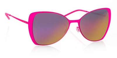 Italia Independent Ii 0204 018.000 Occhiali Da Sole Rosa Per Donna In Pink
