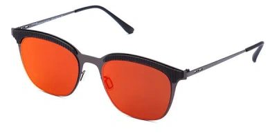 Italia Independent Ii 0258 078.078 Men's Sunglasses Grey Size 52 In Gray