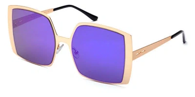 Italia Independent Ii 0518 120.000 Men's Sunglasses Gold Size 55