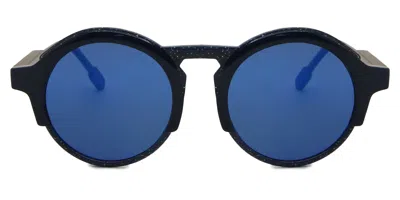 Italia Independent Ii 0939 Gt2.021 Occhiali Da Sole Neri Per Uomo In Black