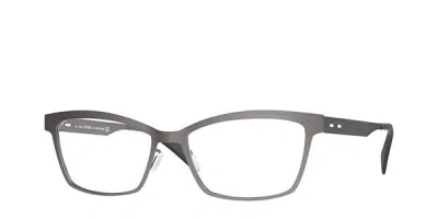 Italia Independent Ii 5029 Women's Glasses, Silver, Size 53 In Gray