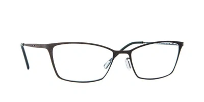 Italia Independent Ii 5208 Crk.044 Occhiali Da Vista Marroni Per Donna (solo Montatura) In Black