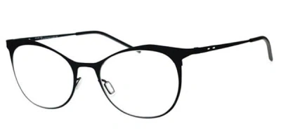 Italia Independent Ii 5209 009.000 Occhiali Da Vista Neri Per Donna (solo Montatura) In Black