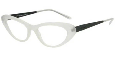 Italia Independent Ii 5531 Women's Glasses, Black, Size 49 In White
