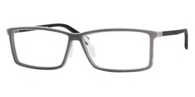Italia Independent Ii 5563v 071.000 Occhiali Da Vista Neri Per Donna (solo Montatura) In Gray