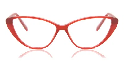 Italia Independent Ii 5625 Women's Glasses, Red, Size 54