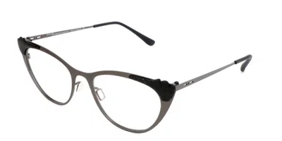 Italia Independent I-i Adel 5228 Thin 078.078 Occhiali Da Vista Grigi Per Donna (solo Montatura) In Transparent