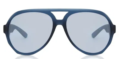 Italia Independent Ii E Kl Mod. Kl001s 425.000 Occhiali Da Sole Blu Per Uomo In Gray