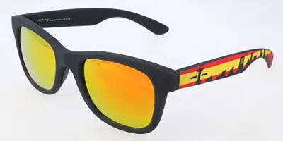 Italia Independent I-i Mod 0090 009.spa Occhiali Da Sole Neri Per Uomo In Black