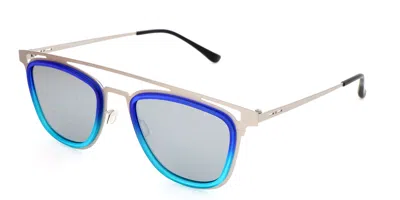 Italia Independent I-i Mod 0250 Thin Metal 075.075 Occhiali Da Sole Grigi Per Donna In Gray