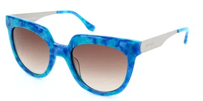 Italia Independent I-i Mod 0802 Combo 022.ace Occhiali Da Sole Blu Per Donna In Blue