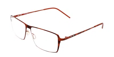 Italia Independent I-i Mod 5211 I-thin Metal 092.000 Occhiali Da Vista Marroni Per Uomo (solo Montatura) In Red