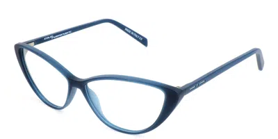 Italia Independent I-i Mod 5625 New I-thin 021.000 Occhiali Da Vista Blu Per Donna (solo Montatura) In Blue