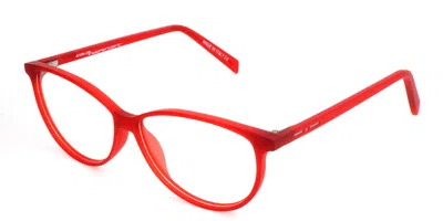 Italia Independent I-i Mod 5626 New I-thin 051.000 Occhiali Da Vista Rossi Per Donna (solo Montatura) In Red