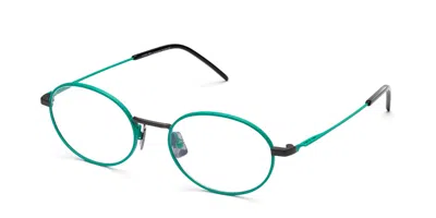 Italia Independent I-i Mod Freddy 5307 Super Thin 032.070 Men's Glasses Green Size 49 - Free Lenses - Blue Light Block