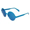 Italia Independent Metal Sunglasses In Blue