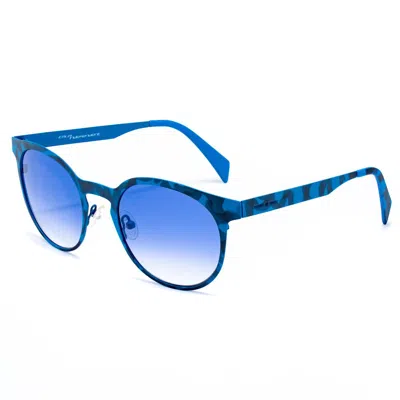 Italia Independent Metal Sunglasses In Blue