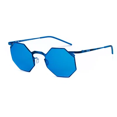 Italia Independent Metal Sunglasses In Blue