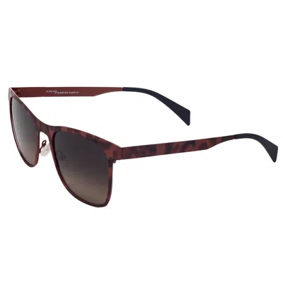 Italia Independent Metal Sunglasses In Brown