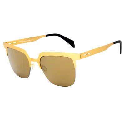 Italia Independent Metal Sunglasses In Gold